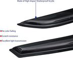 Window Visors Rain Guards fits 2020-2025 Sentra, Out-Channel Window Wind - Image 6