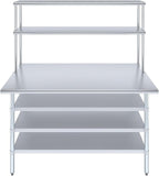 Amgood 30" x 60" Stainless Steel Work Table - Image 2