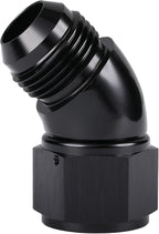 45 Degree 16AN Male to 16AN Female Swivel Full Flow Fitting Adapter Coupler by Podavelle