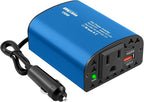 150W Car Power Inverter DC 12V to 110V AC Car Plug Outlet Adapter by Bapdas