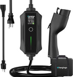 2025 Upgraded Level 1-2 Portable EV Charger, NEMA 5-15 & 6-20 Plug, 25 Ft EV by Chargingo