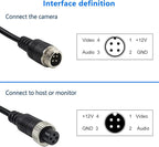50FT Car 4-Pin Aviation Video Extension Cable，15m Car Video Extension Cable - Image 2