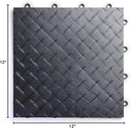 Big Floors RaceDeck Diamond Plate Design, Durable Interlocking Modular Garage - Image 8