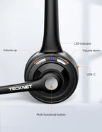 TECKNET Bluetooth Headset, Wireless Headset - Image 7