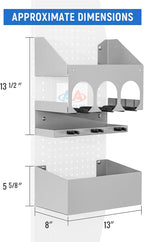 AA Products P-SH-Power Tool Organizer Wall Mount Designed - Image 2