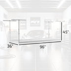 MonsterRax Overhead Garage Storage Racks 3x8’ Ceiling Mounted Shelving - Image 6