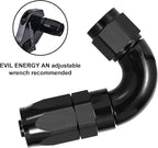 EVIL ENERGY 4AN 120 Degree One Piece Full Flow Hose End Fitting Swivel - Image 4