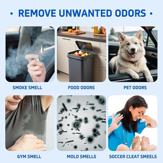 Glodway Whole Car Air Refresher Spray, Odor Eliminator Eliminates Strong - Image 3