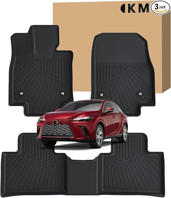 KMF Custom Fit Floor Mats for Lexus RX 2025 2024 2023 Accessories RX350 RX350h by KMF