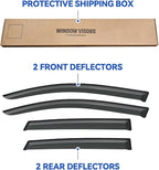 Window Visors Rain Guards for 2007-2012 Dodge Caliber, Out-Channel Window Vent - Image 5