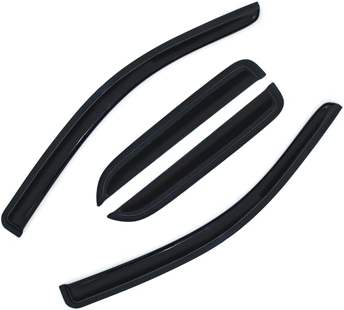 Smoke Sun/Rain Guards Window Visor Compatible - Image 2