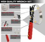 9pcs Oil Filter Wrench Set, Adjustable Oil Filter Removal Tool From 1-3/4" to 6" - Image 3