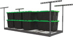 MonsterRax Overhead Garage Storage Racks 3x8’ Ceiling Mounted Shelving - Image 9