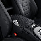 Car Armrest Cover Leather Car Console Covers Box Pad by Rneswi