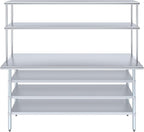 Amgood 18" x 72" Stainless Steel Work Table - Image 2