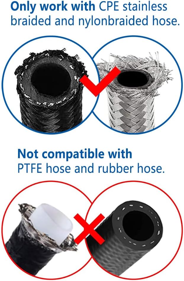 LokoCar 10AN Hose End Fitting 0° Straight Swivel - Image 4