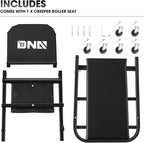 DNA MOTORING 40 Inches Folding 2 in 1 Rolling Z Creeper, Adjustable Roller - Image 2
