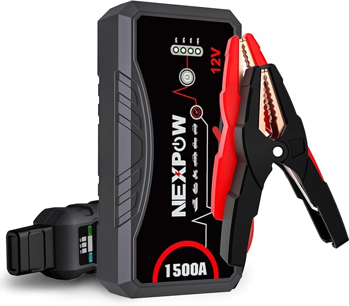 NEXPOW Car Jump Starter Car Battery Jump Starter Pack 1500A Peak Q10S by NEXPOW