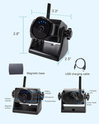 1080P Magnetic Wireless Backup Camera, WiFi Hitch Camera - Image 9