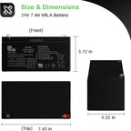 OTTARO 24V 7AH Battery for Ride on Car UTV - Image 3