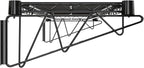 14" x 48" Black Epoxy Wire Wall Mount Shelf - Image 5