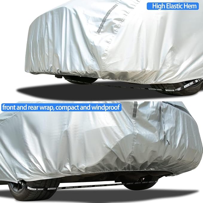 Tecoom Sport Car Cover Waterproof All Weather, Light Shell Car Covers - Image 3