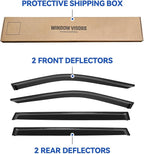 Window Visors Rain Guards for 2020-2025 Toyota Highlander, Out-Channel Window - Image 6