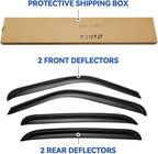 Window Visors Rain Guards for 2001-2007 Chevy Silverado/GMC Sierra, Window Vent - Image 6