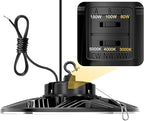 UFO LED High Bay Light, 150W/100W/80W Adjustable, 3000K/4000K/5000K Adjustable by ORRGENA