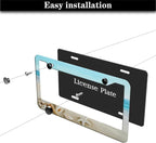 Front License Plate Bracket Multicolor License Plate Frames Beach Ocean - Image 7