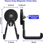 Heavy Duty Storage Magnetic Utility Hooks Large Garage Magnet Hooks - Image 6