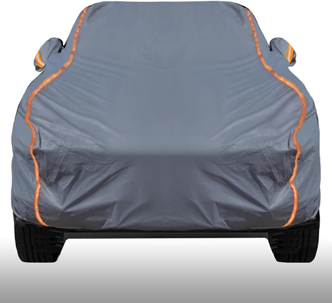 KEYOOG Universal Waterproof Heavy Weight Full Car Covers, Fit Pickup, All by KEYOOG