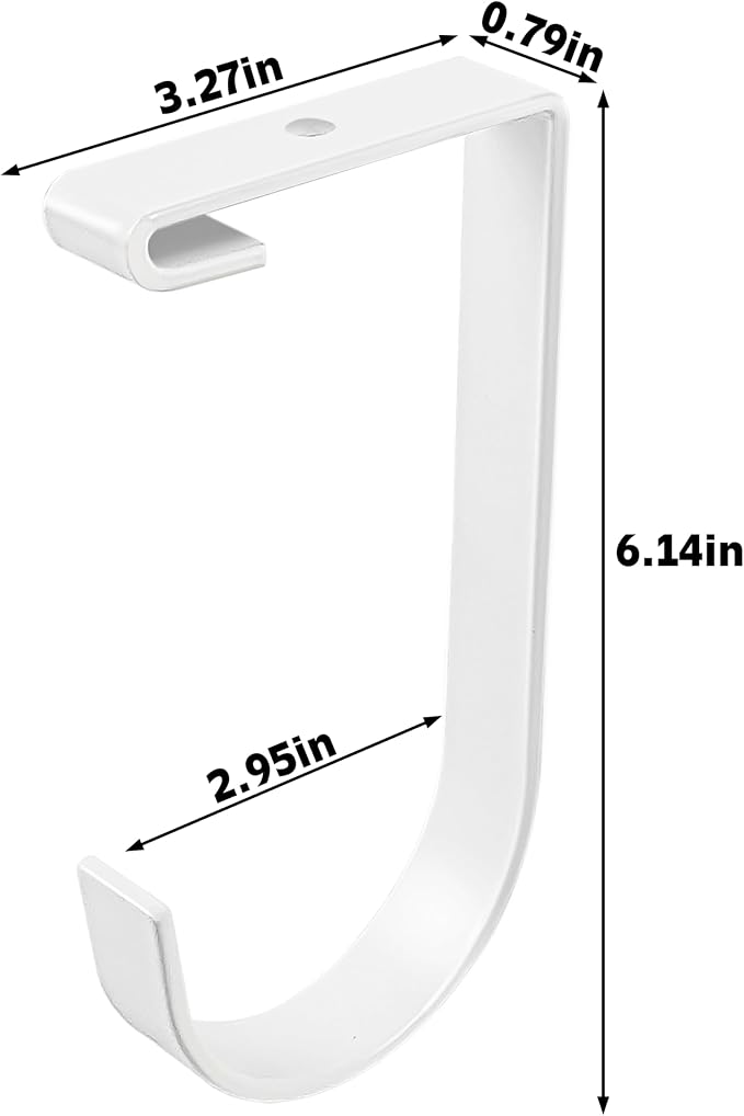 6-Pack Heavy Duty Flat Hook Accessory - Image 2
