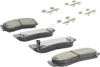 Premium Semi-Metallic Rear Brake Pads Compatible - Image 2