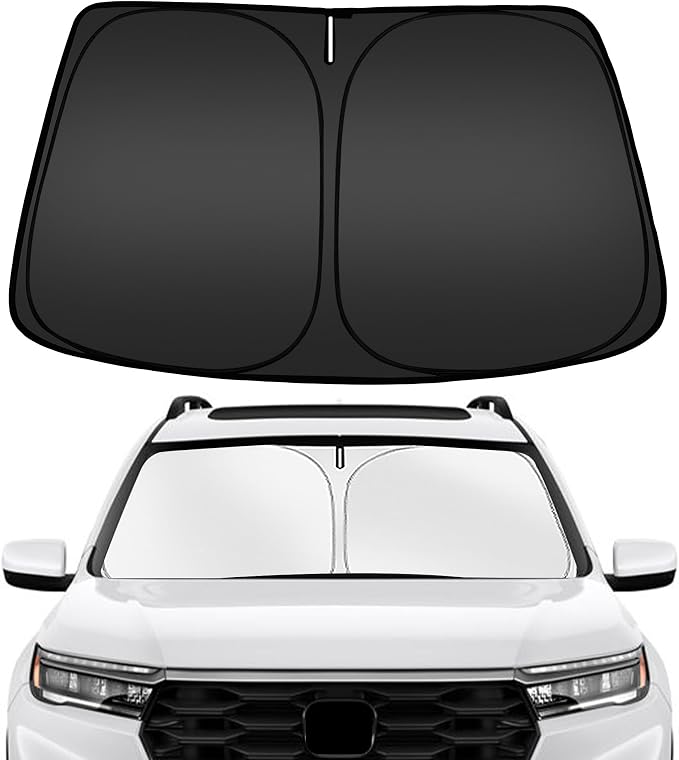 ARISMOTOR Windshield Sun Shade for Honda Pilot 2016-2024, Custom Fit Foldable by ARISMOTOR