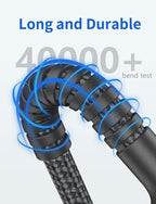 Short iPhone Charger Cable 1FT 2Pack Apple MFi Certified USB Lightning Cable - Image 5