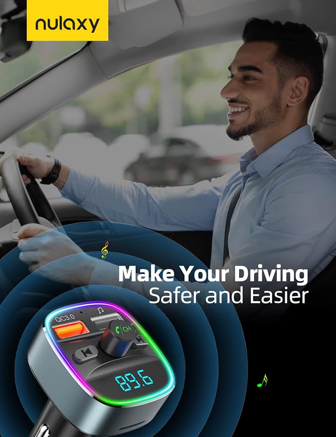 Nulaxy Bluetooth FM Transmitter - Image 7