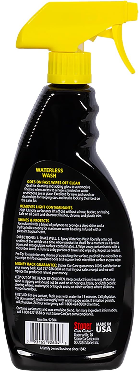 Stoner Car Care 92604-6PK Waterless Wash Car Detailing Spray – Safe, - Image 2