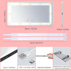 Car Visor Mirror with Rechargeable LED Light - Image 5