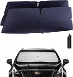 Windshield Sun Shade Umbrella for 2017-2025 Cadillac XT5 Accessories: Custom by HIMUMOY