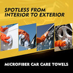 HOMEXCEL White Microfiber Cleaning Cloth 150 Pack, 12.5 x 12.5 inch Microfiber - Image 4