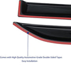 Window Visors Rain Guards fits 2014-2020 Impala, Out-Channel Window Wind - Image 7