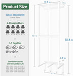 Camping Chair Wall Storage for Garage - Image 2