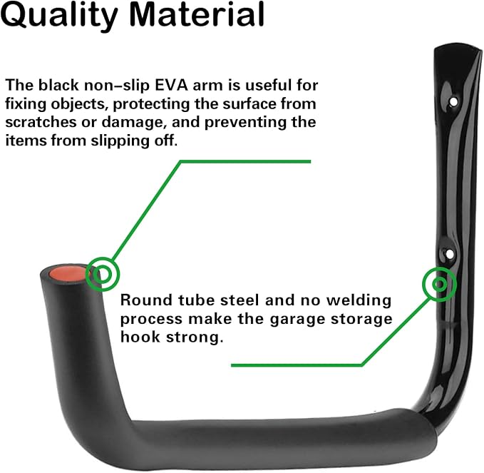 6 Set Garage Hooks - Image 8