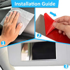 Randconcept - Large Car Sun Visor Adhesive Vanity Mirror, Car Interrior - Image 6
