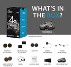 Cardo Systems FREECOM 4X Motorcycle 4-Way Helmet Bluetooth Communication System - Image 2