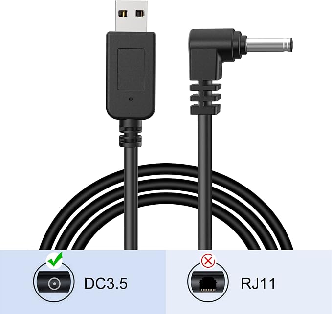 Radar Detector Cable, USB to DC3.5 Plug Cable, - Image 4