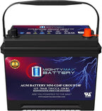 Mighty Max Battery MM-G24F Start and Stop Car BCI Group Size 24F 12V 70Ah by Mighty+Max+Battery