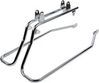 XFMT Hard Saddlebags Saddle Bag Turnk W/Chrome Conversion Brackets - Image 7
