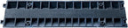 1 Pack Blue Rubber Cable Ramp Hose Cable Protector Ramp 2 Channel 22000Lbs Load - Image 4